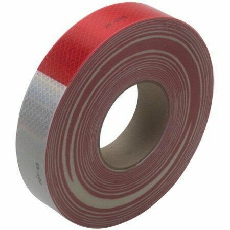 BSC PREFERRED 2'' x 150' Red/White 3M 983 Reflective Tape S-6735